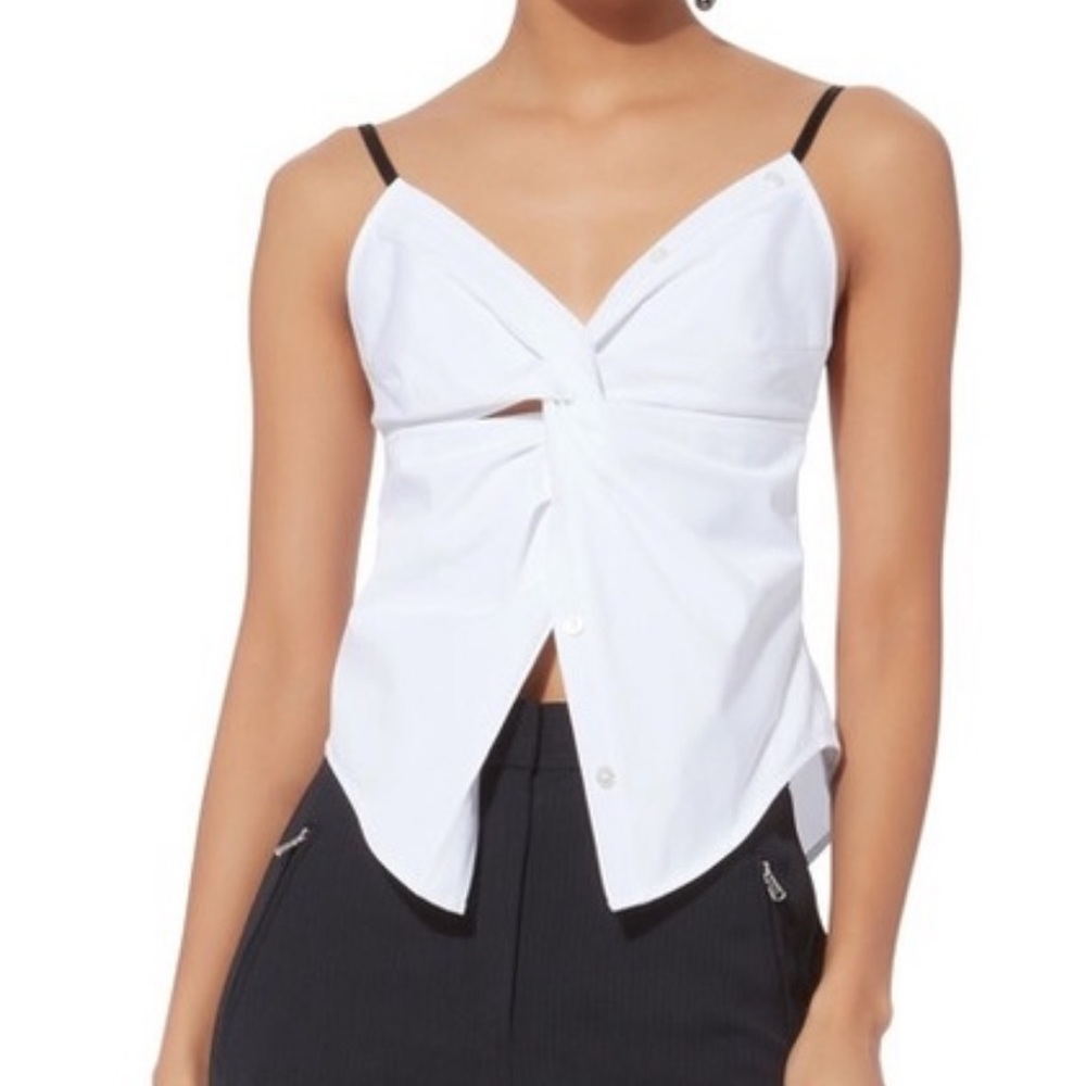 Alexander want twist tank top